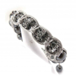 Les Tr&eacute;sors De Lily [J8951] - Bracelet ethnique 'Shambhala' gris hall