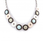 NOA [K0195] &ndash; disainerkaelakee 'Bora Bora' elevandiluust taevasinine valge