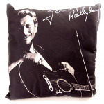 Johnny Hallyday [L2211] - dekoratiivne padi  Johnny Hallyday  kitarril - 32 cm must