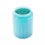 PUPPY TOWN kaasaskantav kassi koera k&auml;pa pesu silikoonharja tass lemmikloomade jalgade puhastusvahend S roheline