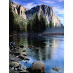 Teemantmaal T&auml;ismosaiik DIY Teemanttikandid Maastik Waterfall Mountain Home Decor 20X30CM