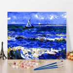 Isetehtud numbrite j&auml;rgi maalimine Digitaalne &otilde;limaal K&auml;sit&ouml;&ouml; Hobid Kodu kaunistamine Numbritega maalimine Kunst 40x50cm no frame