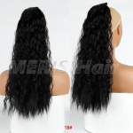 Corn Wavy Long Ponytail s&uuml;nteetiline juuksepael Clip juuksepikendustel Ombre hobusesaba