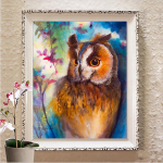 DIY 5D teemantmaaling multikas ristpistes t&auml;ispuuritud teemandid tikandid mosaiik pilt kividest kaunistus kingitus Full Round 20X30CM