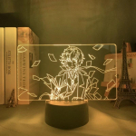 Bungo hulkuvad koerad Osamu Dazai lamp toa kaunistamiseks S&otilde;brale s&uuml;nnip&auml;evakingitus vidin Nakahara Chuya &ouml;&ouml;valgus Anime neoonvalgus Dazai