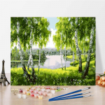 Digitaalne &otilde;limaal Kunst l&otilde;uend Numbrid &otilde;limaal DIY maal numbrite j&auml;rgi Kodukaunistus 40x50cm no frame