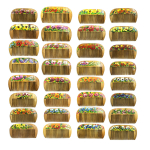 Puidust kamm SPL 1562 puidust pruuni v&auml;rvi