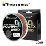 Fishing King 300M 9X kiududega p&otilde;imitud &otilde;ngen&ouml;&ouml;r, multifilament Pe Line punutud &otilde;ngen&ouml;&ouml;r 0.6-0.12mm-20lb
