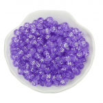 100 tk l&auml;bipaistvad kirjahelmed t&auml;hestiku v&otilde;lusid isetegemise helmed k&auml;ev&otilde;ru kaelakee ehete valmistamiseks sinine