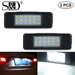 2tk valget 18SMD LED numbrim&auml;rgi valgust auto numbrituled Mercedes Benz Vito W639 Sprinter W906 2006- Viano W639 2003-2014 Canbus veavaba