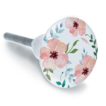 Les Tr&eacute;sors De Lily [A1932] &ndash; roosa keraamiline m&ouml;&ouml;blinupp Floralies &ndash; 65x35 mm Heleroosa