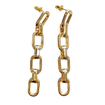 Les Tr&eacute;sors De Lily [R8116] - Disaink&otilde;rvar&otilde;ngad  Cl&eacute;opatra  kullast - 66x8 mm (v&otilde;rk) kuld