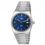 Tissot PRX T-Classic roostevabast terasest sinine numbrilauaga kvarts T137.210.11.041.00 T1372101104100 100M Unisex k&auml;ekell