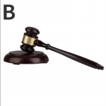 2 tk/1 komplekt Advokaat Dekoratiivne haamer Judge Hammer Puidust multit&ouml;&ouml;riist V&auml;ike vasar laste simulatsioonim&auml;nguhaamer ja alus B