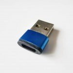 GIMIRO USB C emas-USB-isaadapter, C-t&uuml;&uuml;pi USB-A laadimiskaabli adapter telefoni jaoks sinine