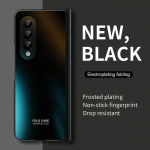 Samsung Z Fold 4 Fold4 Plating Fashion Klaaskilest kokkupandav koti&uuml;mbris Samsung Galaxy Z Fold 4 Zfold4 kogu korpuse katte jaoks for Samsung Z Fold 4 h&otilde;be
