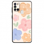 Tpu pehme armor&uuml;mbris Samsung Galaxy A02s A03s A04s A03 Core A04 A40 A10 A02 A01 A10s A70 A50 A20e v&auml;rviliste lilledega kate Samsung A10