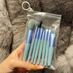 8 tk Mini meigipintslite komplekt p&otilde;sepuna lauv&auml;rvi pintsel lahtine puuder jumestuskreem Aplikaatorid Kosmeetika Pintslid Meigit&ouml;&ouml;riistad ZPG roosa