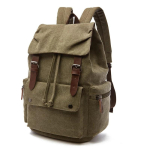 vintage Canvas s&uuml;learvuti seljakott meestele Naiste koolis Mochila Feminina mood vargusvastane naiste reisiseljakotid kooli seljakotid 21 inch armee roheline v&auml;rv