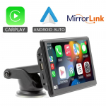 Universaalne 7-tolline autoraadio multimeediumivideopleier, kaasaskantav juhtmevaba CarPlay Android Auto puuteekraan Nissan Toyota autole without sunshade