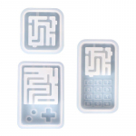 Silikoonvorm kiirliiva ripats Epoksiidvorm lab&uuml;rint v&otilde;tmehoidja vaigust vorm K&auml;sitsi valmistatud isetehtud ehted