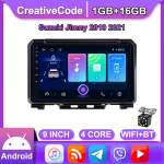 9-tolline Android-autoraadio Suzuki Jimny 2019-2021 auto multimeediumipleierile, GPS-navigatsioonipea, WIFI 1+16 GB