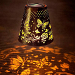 P&auml;ikese liblikas valgusti v&auml;liaia kaunistus veekindel sepistatud lamp Aia paigutus valguse juhtimine &otilde;&otilde;neslamp 1Pcs