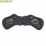 ZORBYZ 1 Pair Mootorratta must PU-nahast soojuse sadulakaitse deflektor Harley Sportster XL883 1200 Touring Softail jaoks B