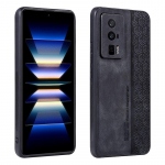 Xiaomi POCO F5 Pro &uuml;mbrise jaoks Luksuslik PU-nahast nahakaitse tagakaanega telefoni&uuml;mbris Xiaomi POCO F5 F5Pro t&auml;iskaanega telefoni korpusele For POCO F5 Pro must