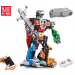 MOLD KING 15037 MK Voltron Robot 2 Kaugjuhtimispuldi m&auml;nguasjad Tehnilised ehitusklotsid lastele s&uuml;nnip&auml;evakingitus