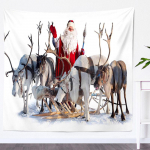 Kodukaunistus Aastavahetuse pidu J&otilde;ulutr&uuml;kk Gobel&auml;&auml;n taust Sobib seinakaunistuseks Taustadekoratsioon Kangas tapiz navide&ntilde;o 100x75cm