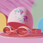 Kaitsev veekindel laste ujumism&uuml;ts, veniv &uuml;he suurusega reguleeritav + ujumisprillid