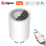 Thermostatic Radiator Valve Smart Radiator Valve Intelligentne termostaadi ventiil toetab mobiilirakendust valge