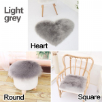 30 cm karvane villane vaip istmepadi Mitme kujuga kunstkarusnahast vaibad Hulknurksed vaibad magamistoale elutoa p&otilde;rand V&auml;ike pulstunud pehme siidine plush vaip Kodu Round