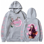 Kimetsu No Yaiba Demon Slayer Hoodies Anime Kamado Nezuko Graphics Print Harajuku Kapuutsiga dressipluus Unisex Y2k Riided Sudadera M