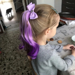 7 tk Armsad gradientidega vibu juukseklambrid peakate hobusesaba juuksen&ouml;&ouml;rid t&uuml;drukutele uus v&auml;rviline parukas pats elastne peakate Mitmev&auml;rviline parukas 12 tolli