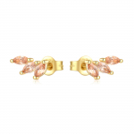 ANDYWEN 925 Sterling H&otilde;bedane Kuld, Kolm ovaali Pirnist k&otilde;rvar&otilde;ngad Naiste Luksuslikud Ehted 2023 Klambrid Rock Punk M