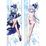 Genshin Impact Focalors Dakimakura kallistav keha padjap&uuml;&uuml;r Otaku padjap&uuml;&uuml;r m&auml;ngu viskepadja kate voodikaunistus kingitus A-40x120cm Peachskin