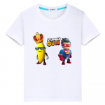 lapsed Stumble Guys T-s&auml;rk 100% puuvillane pride t-s&auml;rk Casual y2k &uuml;hes t&uuml;kis anime Tees Kawaii Print L&uuml;hikesed topid poiste t&uuml;drukute riided 100 valge
