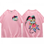 Ameerika Anime Helluva Boss Kahepoolsed graafilised T-s&auml;rgid Mood Y2k Esteetika L&uuml;hikeste varrukatega T-s&auml;rk Street Trend Cartoon Tees 2XL