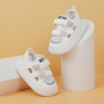 Laste sandaalid jalatsid Suvised kerged beebik&otilde;nnijalatsid V&otilde;rgust hingavad lastesandaalid 21 valge