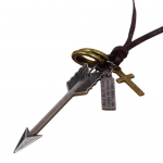 Meeste nooleringid Risti ripatsid Kunstnahast n&ouml;&ouml;riga reguleeritav &scaron;ikk kaelakee