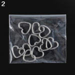 10 tk naiste roostevabast terasest s&uuml;damega star Helix k&otilde;hre naastud augustavad k&otilde;rvar&otilde;ngad 2