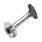 Roostevabast terasest ananassikoorija s&uuml;damiku viilutaja l&otilde;ikur puuviljakoorija pingutuseta l&otilde;ikamine korrosioonivastased terad k&ouml;&ouml;gividin kollane