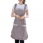 Praktiline varrukateta &otilde;likindel volangidega &auml;&auml;ris Kahekihiline &otilde;livastane k&ouml;&ouml;k Naiste puhastusp&otilde;ll Majapidamistarbed K&uuml;psetusp&otilde;ll kohv