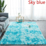 Magamistoa/Elutoa puuvillane vaip &Uuml;lipehme Kaasaegne Ristk&uuml;likukujuline piirkonnavaip Kohev Lasteaia vaip Kodu ruumi luksuslik vaip Dekoratsioon 50cm by 200cm sinine