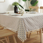 Ristk&uuml;likukujuline pitsist tutiga laudlina sinise karikakra lillemustriga kodune kohviripats Teelauapadja s&ouml;&ouml;giriie 60cm X 60cm