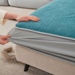 Elastne paks &scaron;enillist diivani istmekate &uuml;hev&auml;rvilised libisemiskindlad diivanipadjad padjad diivanikate t&auml;ielik katvus lemmikloomad Seat cover-60x60cm tumeroheline v&auml;rv
