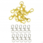 20 t&uuml;kki p&auml;&auml;stikuga p&ouml;&ouml;rlev karabiinhaaki ja D-r&otilde;ngast v&otilde;tmehoidja v&otilde;tmer&otilde;ngas kaelapaela jaoks