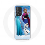 Coque pour Samsung Galaxy A52 La Reine Des Neiges Elsa Anna Olaf